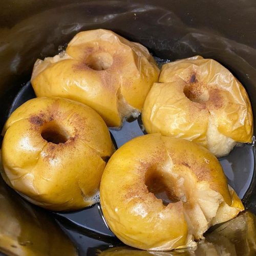 Manzanas asadas Crock-Pot